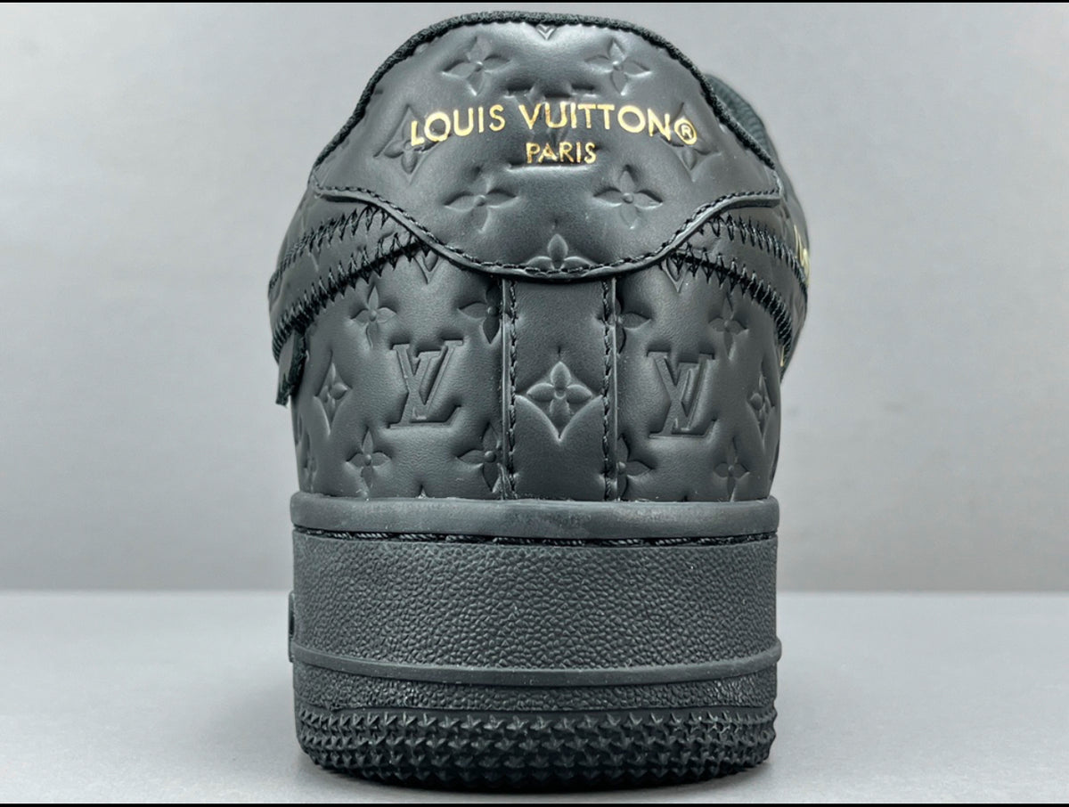 Louis Vuitton x Air Force 1 Low 'Triple Black'