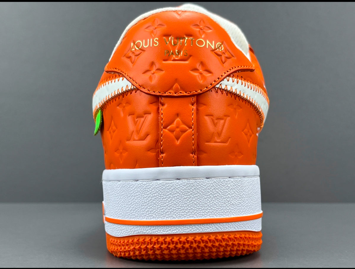 Louis Vuitton x Nike Air Force 1 orange