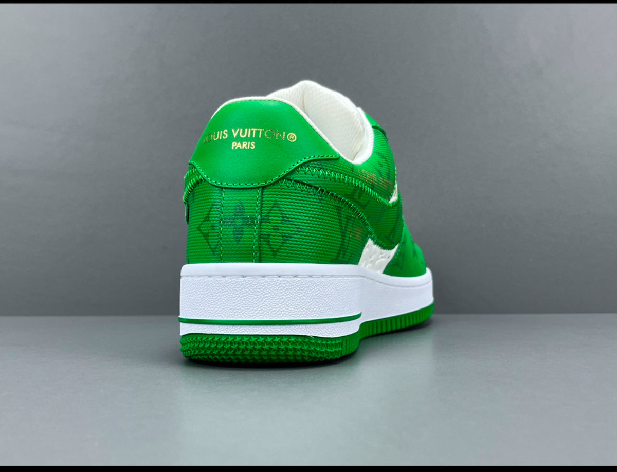 Louis Vuitton x Nike Air Force 1 Green