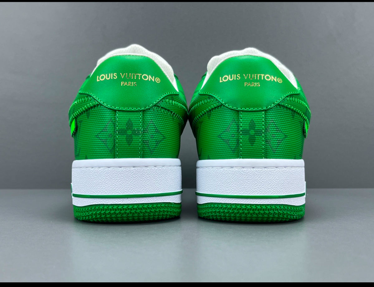 Louis Vuitton x Nike Air Force 1 Green