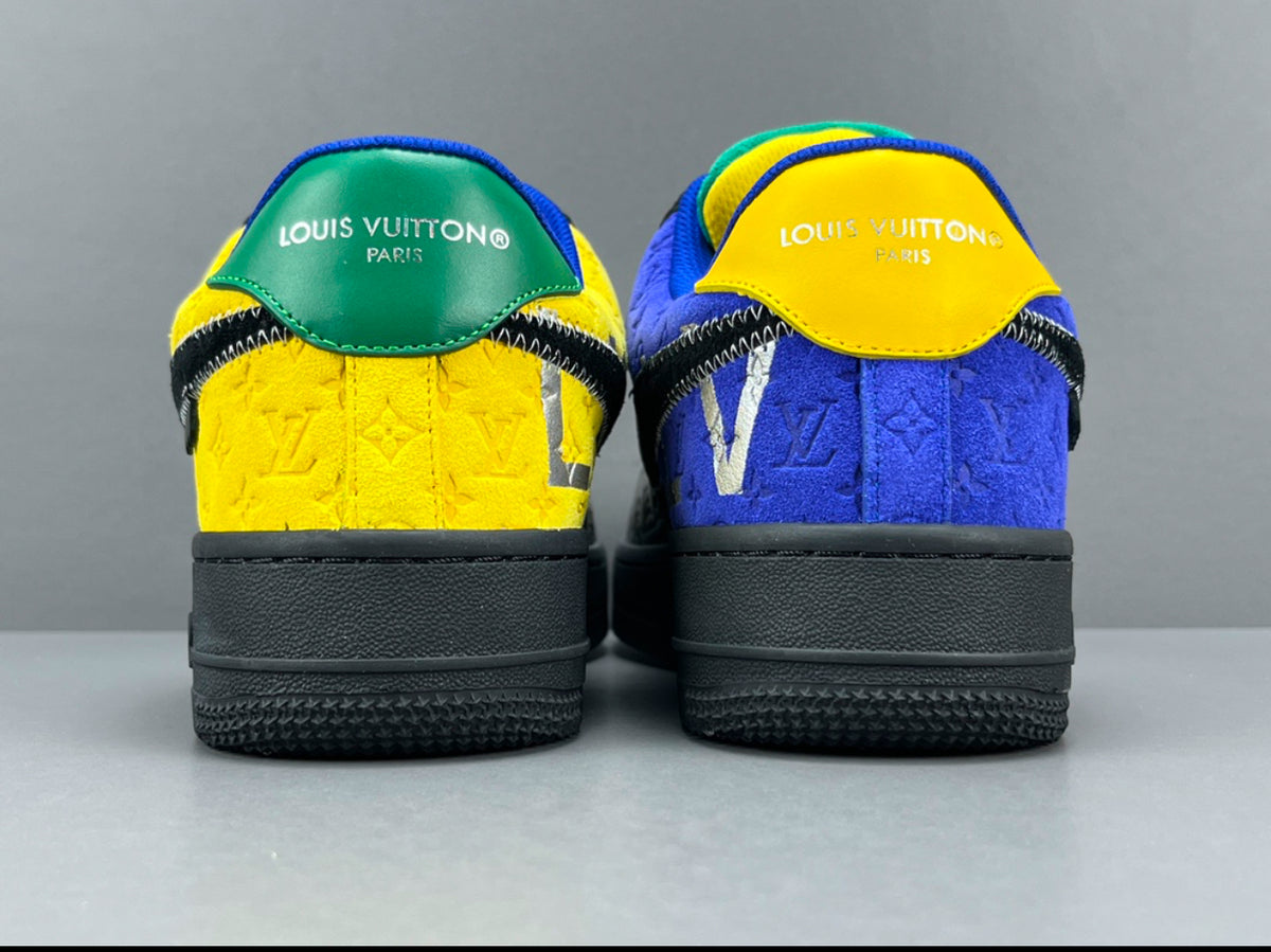 LV Nike Louis Vuitton X Air Force 1 low multi-color patchwork