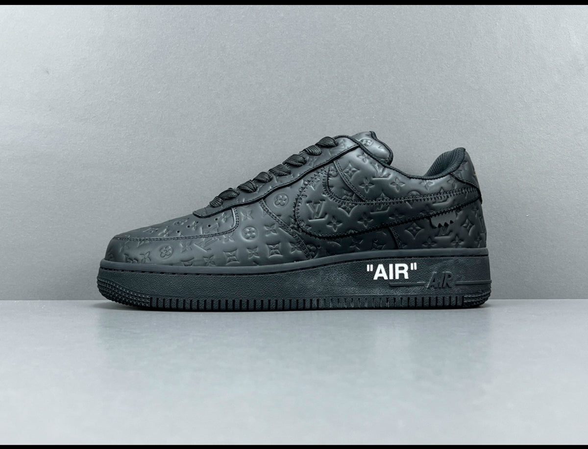 Louis Vuitton x Air Force 1 Low 'Triple Black'