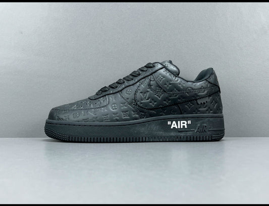 Louis Vuitton x Air Force 1 Low 'Triple Black'