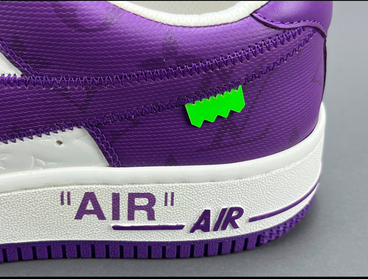 Nike Air Force 1 Low Louis Vuitton Purple White