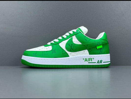Louis Vuitton x Nike Air Force 1 Green