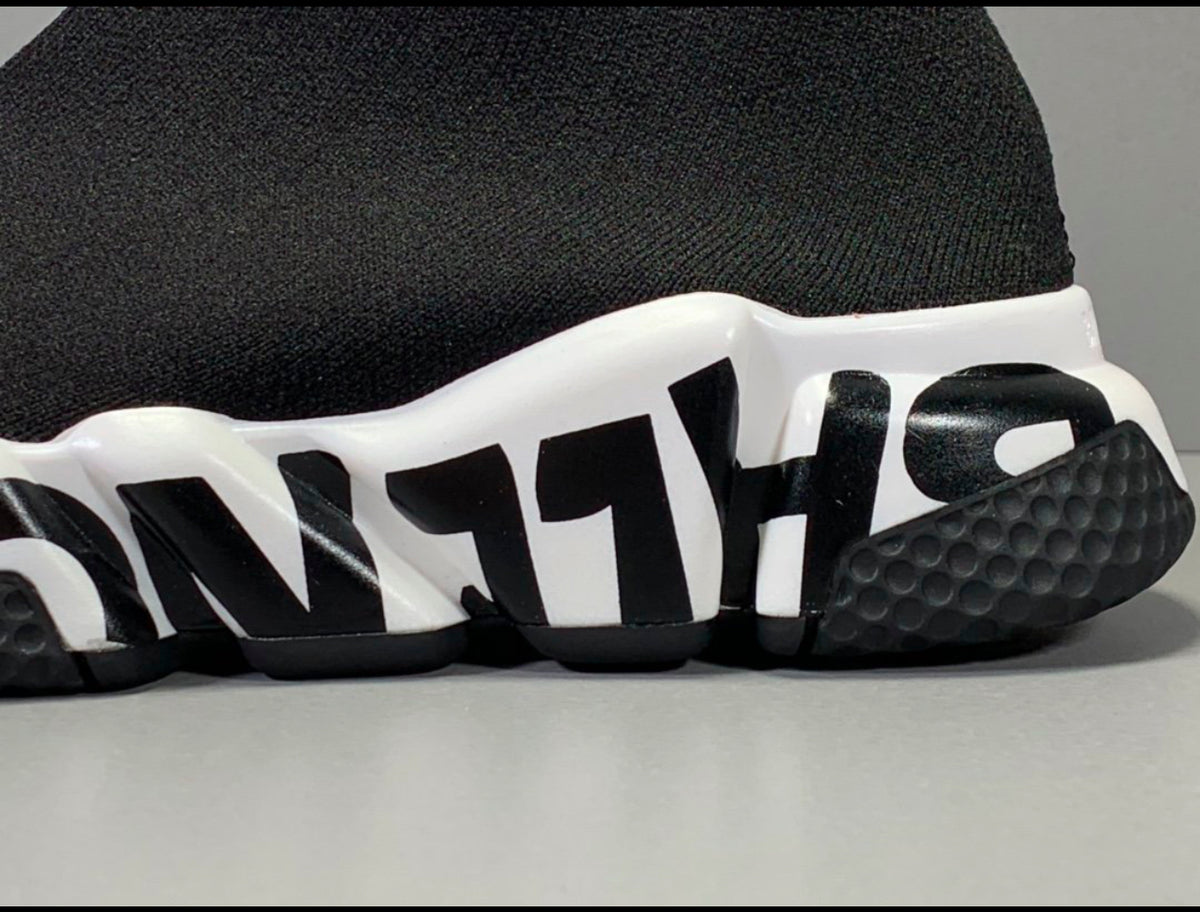 Balenciaga Speed Sneaker 'Midsole Graffiti - Black White
