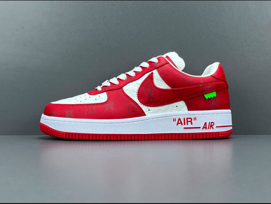 Louis Vuitton x Air Force 1 Low 'White Comet Red'