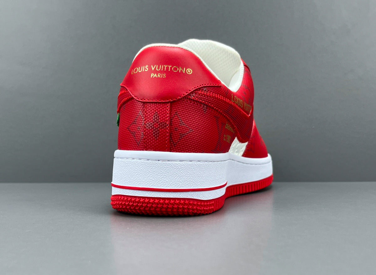 Louis Vuitton x Air Force 1 Low 'White Comet Red'