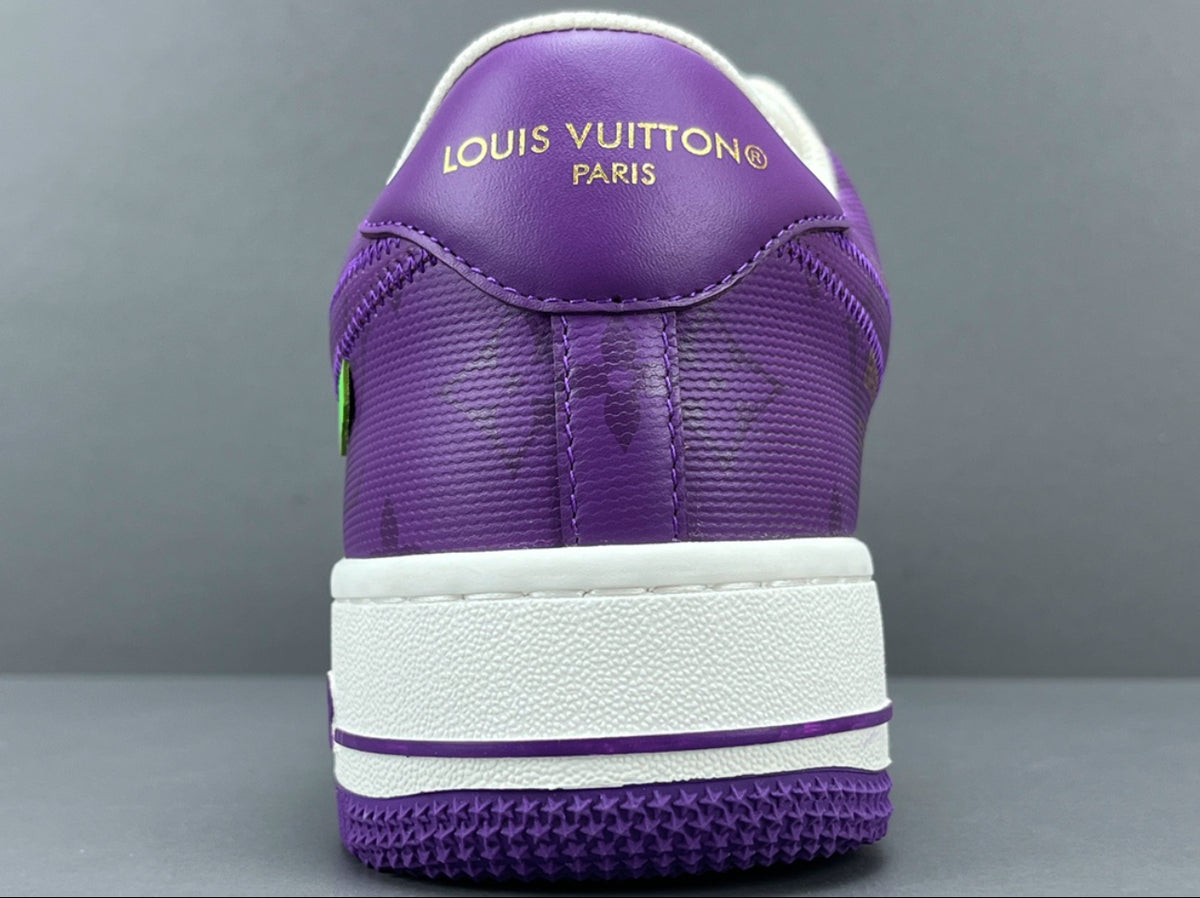 Nike Air Force 1 Low Louis Vuitton Purple White