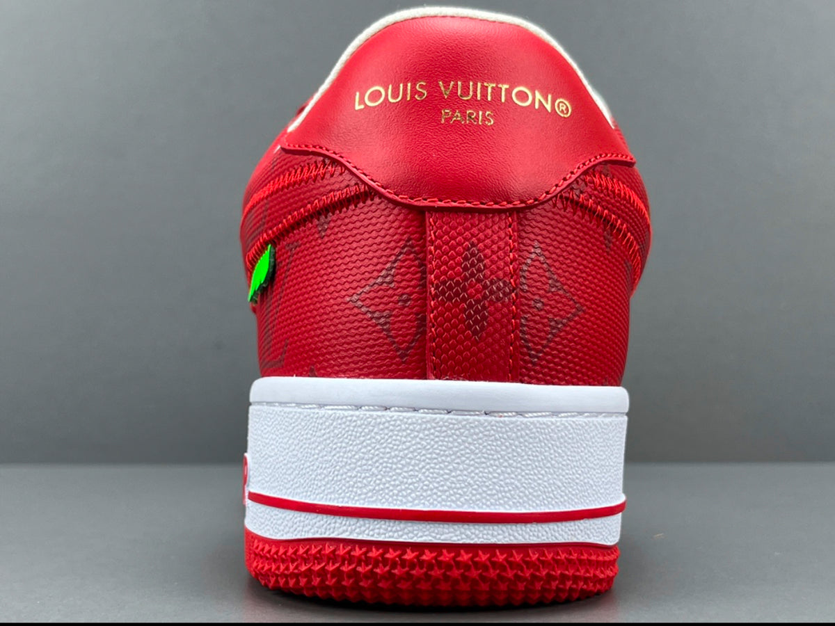 Louis Vuitton x Air Force 1 Low 'White Comet Red'