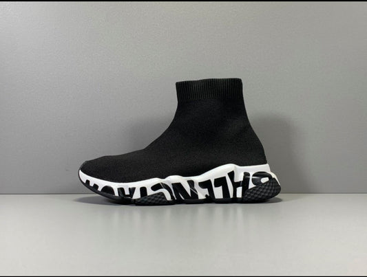 Balenciaga Speed Sneaker 'Midsole Graffiti - Black White