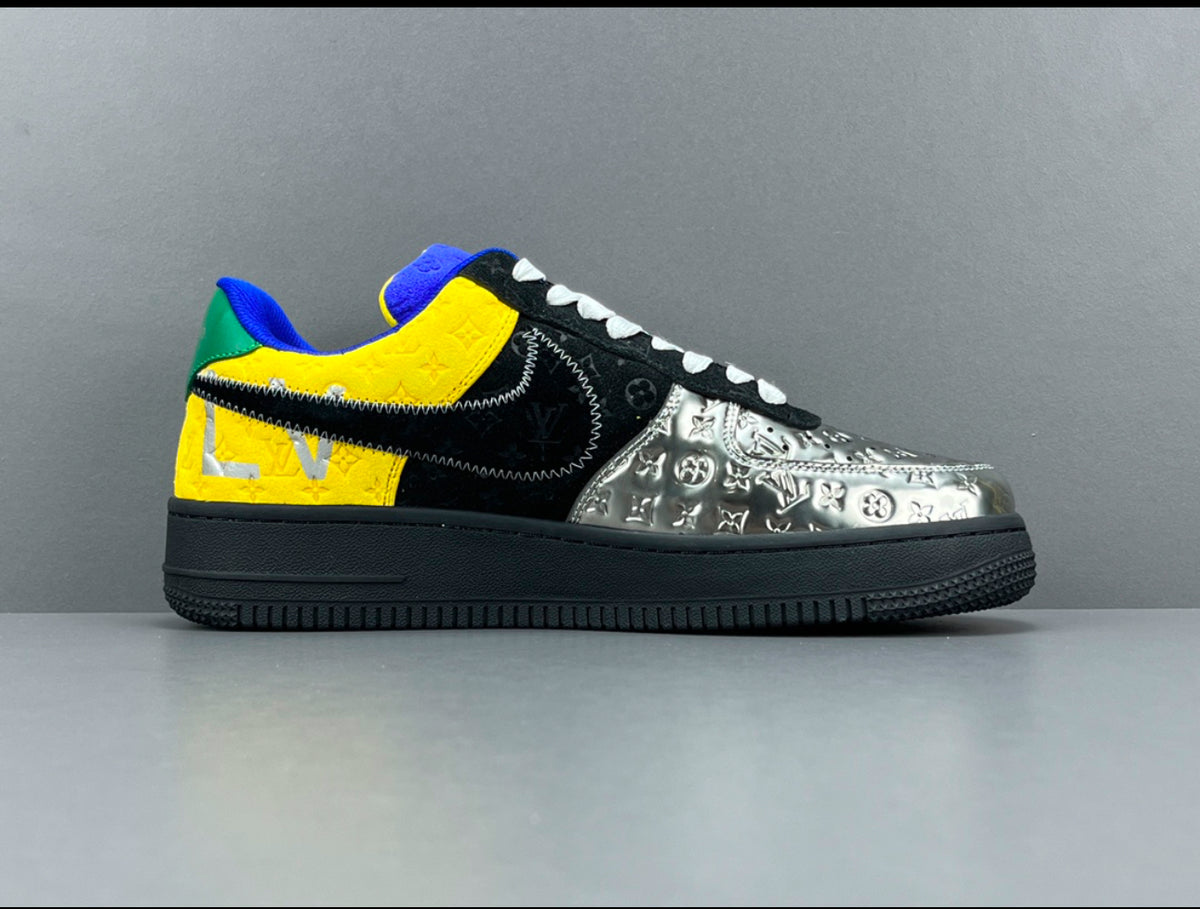 LV Nike Louis Vuitton X Air Force 1 low multi-color patchwork