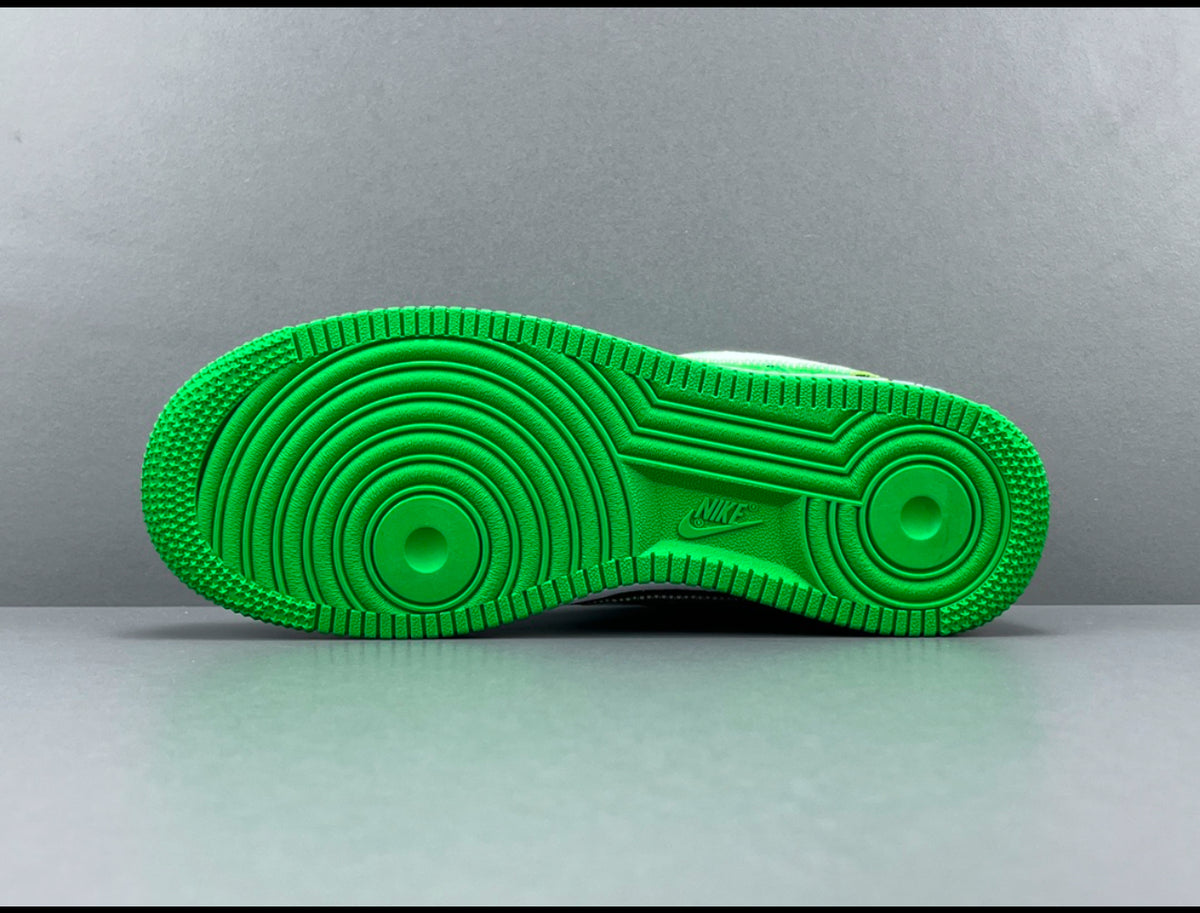 Louis Vuitton Nike Air Force 1 Green and white
