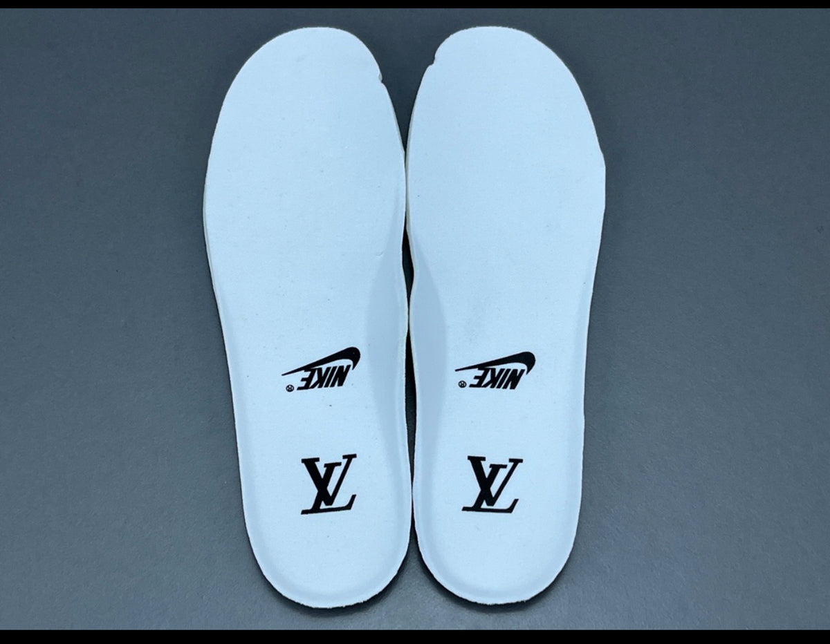 Louis Vuitton x Air Force 1 by Virgil green and yellow