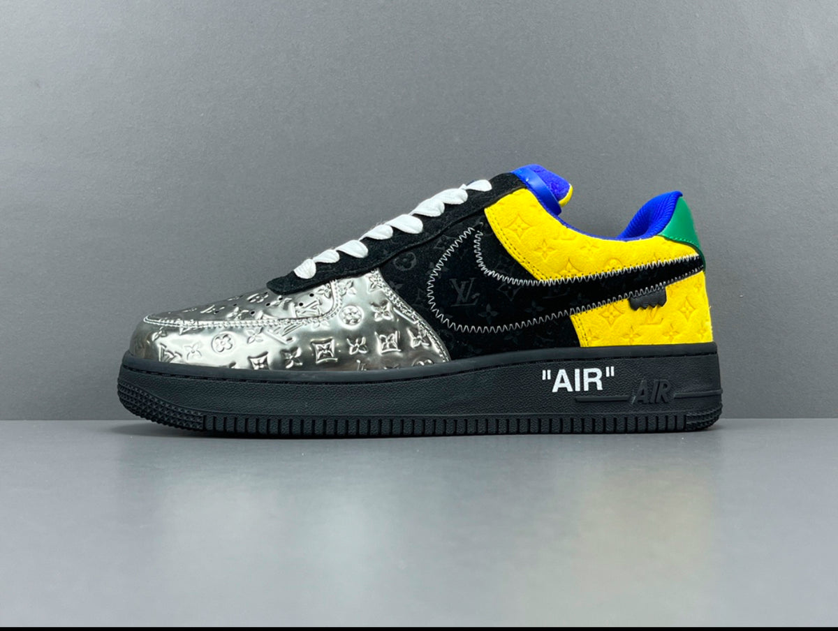 LV Nike Louis Vuitton X Air Force 1 low multi-color patchwork