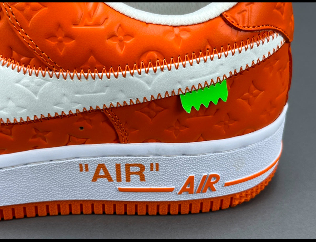 Louis Vuitton x Nike Air Force 1 orange