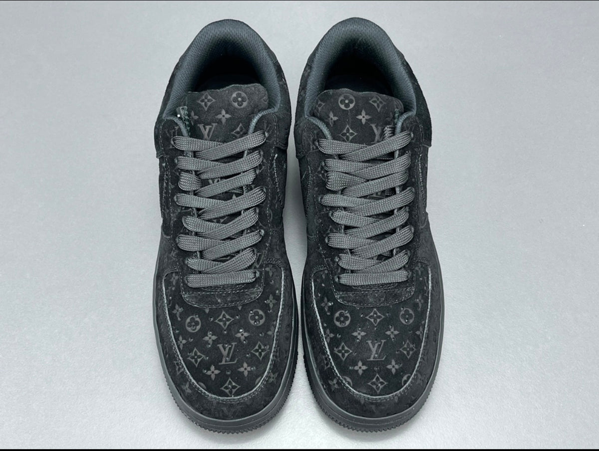 Louis Vuitton x Air Force 1 Low 'Triple Black' 2022