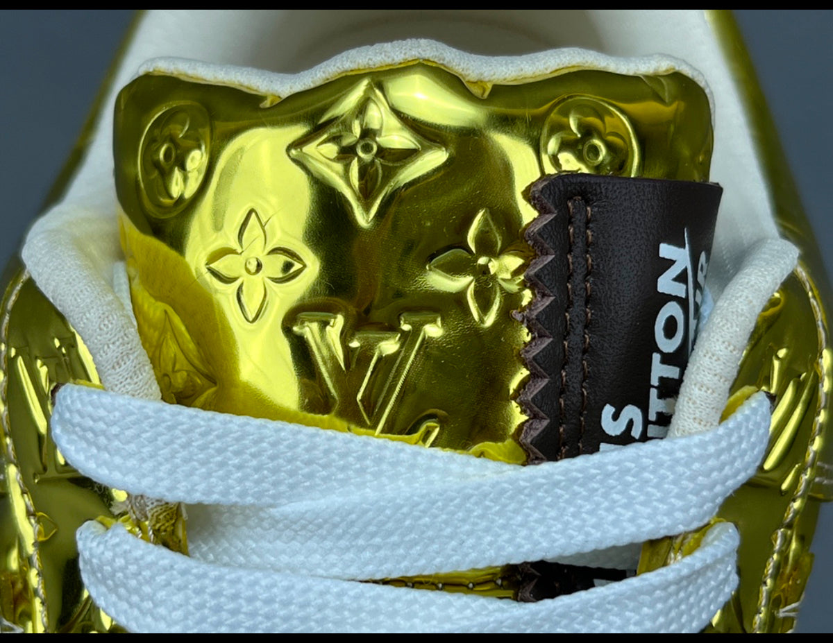 Louis Vuitton x Air Force 1 Low 'Metallic Gold'