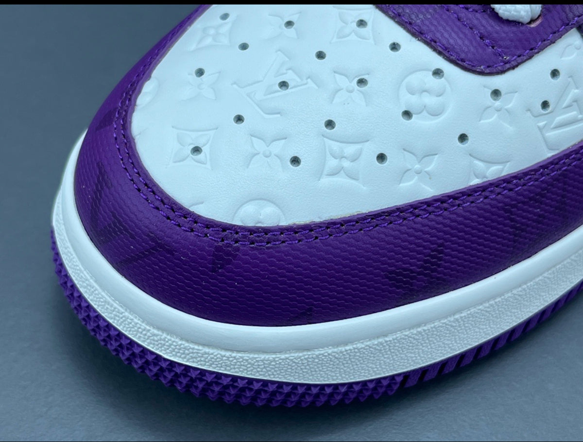 Nike Air Force 1 Low Louis Vuitton Purple White