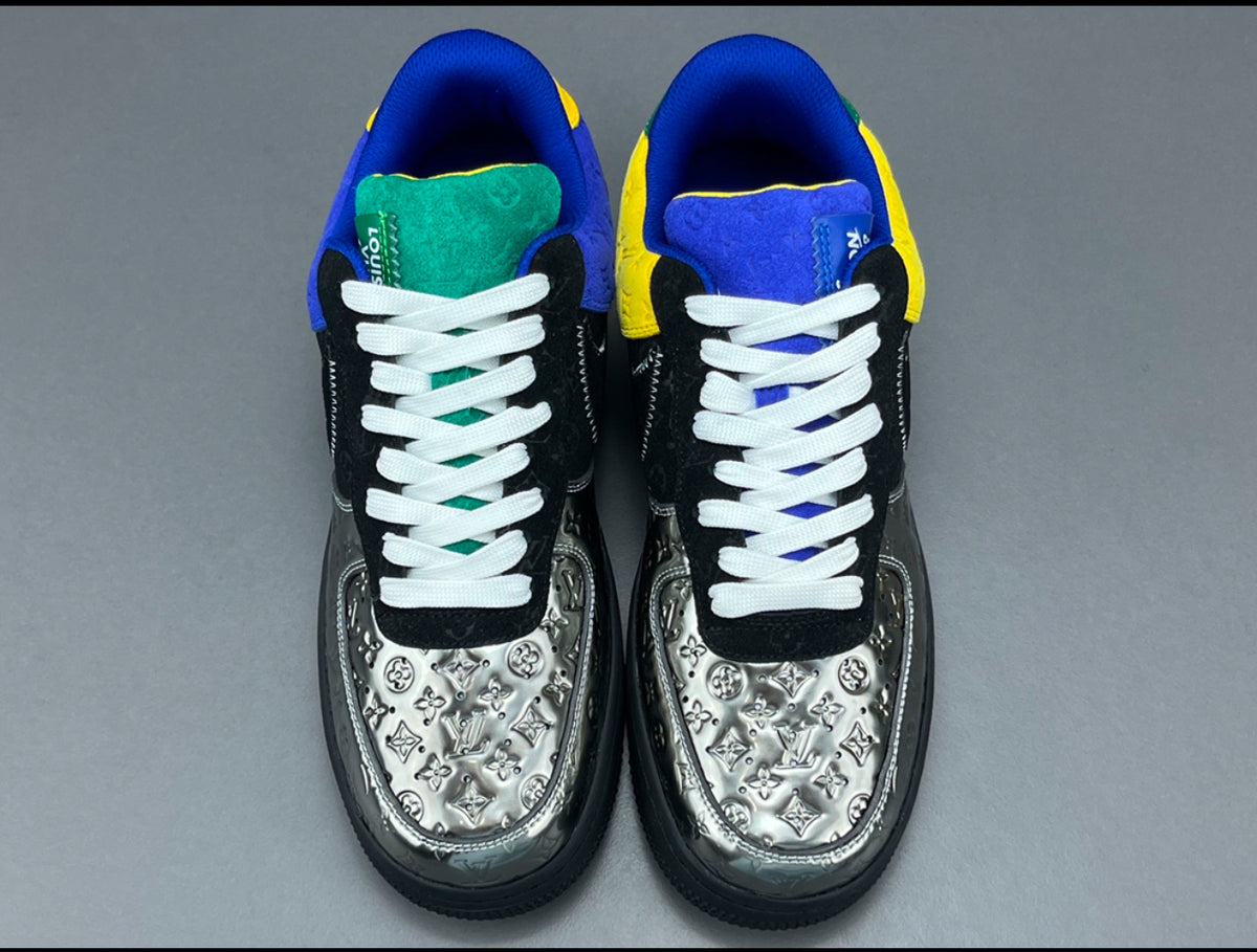 LV Nike Louis Vuitton X Air Force 1 low multi-color patchwork