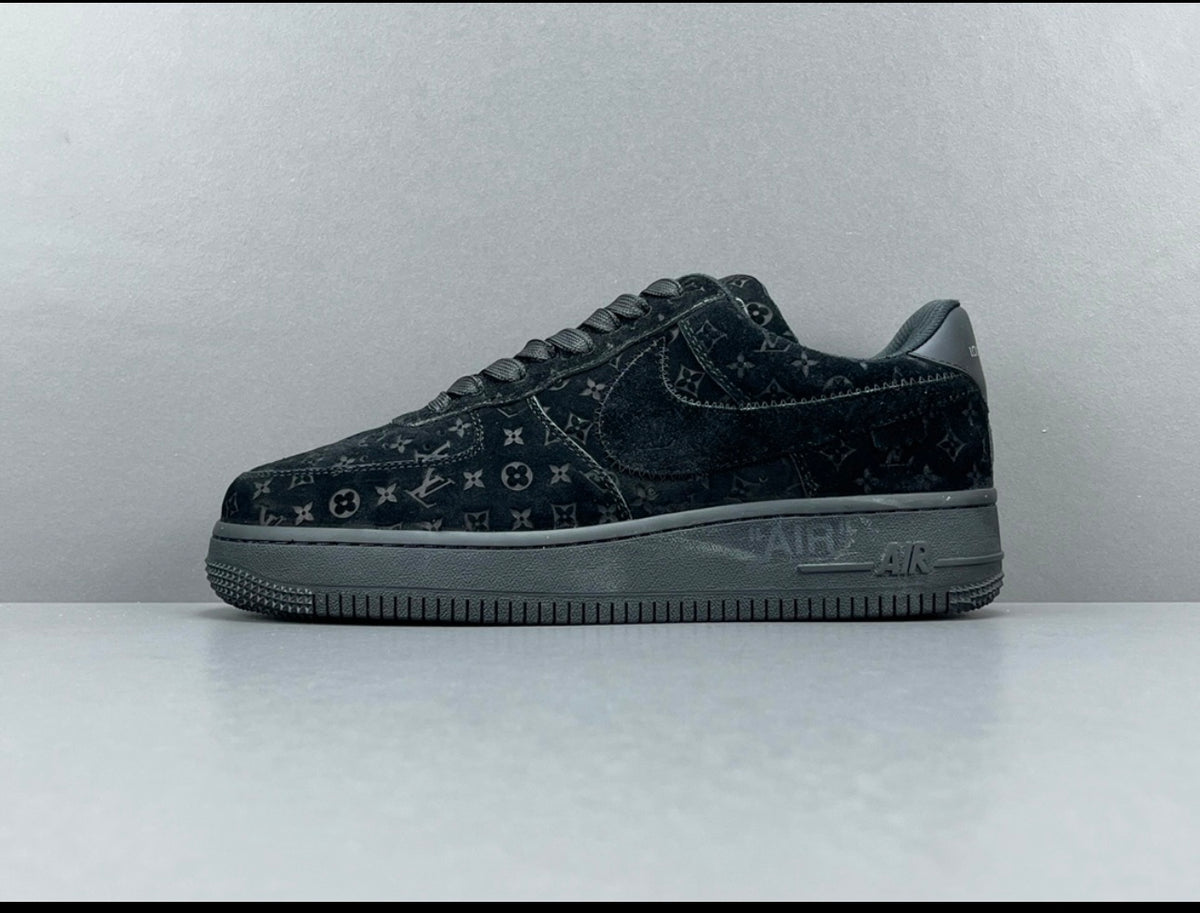 Louis Vuitton x Air Force 1 Low 'Triple Black' 2022