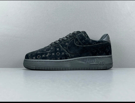 Louis Vuitton x Air Force 1 Low 'Triple Black' 2022