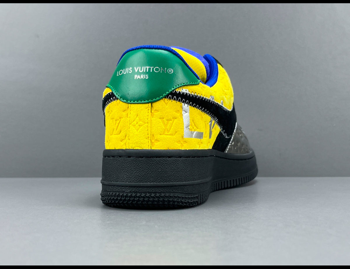 LV Nike Louis Vuitton X Air Force 1 low multi-color patchwork