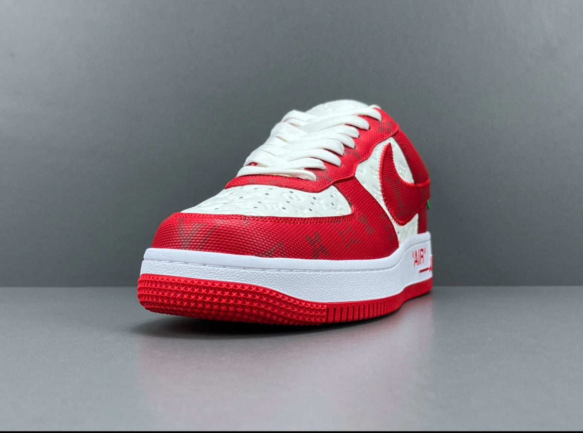 Louis Vuitton x Air Force 1 Low 'White Comet Red'