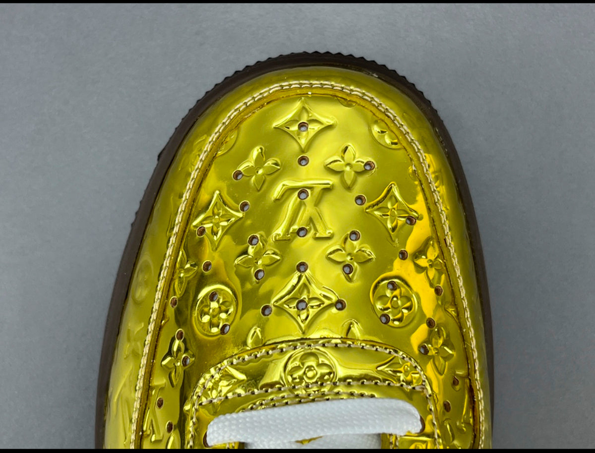 Louis Vuitton x Air Force 1 Low 'Metallic Gold'
