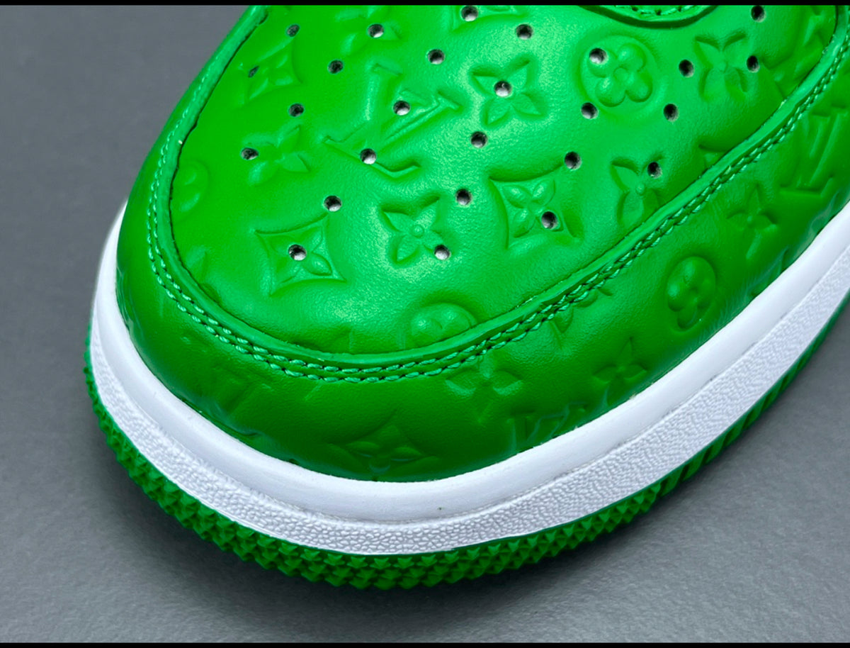 Louis Vuitton x Nike Air Force 1 Green