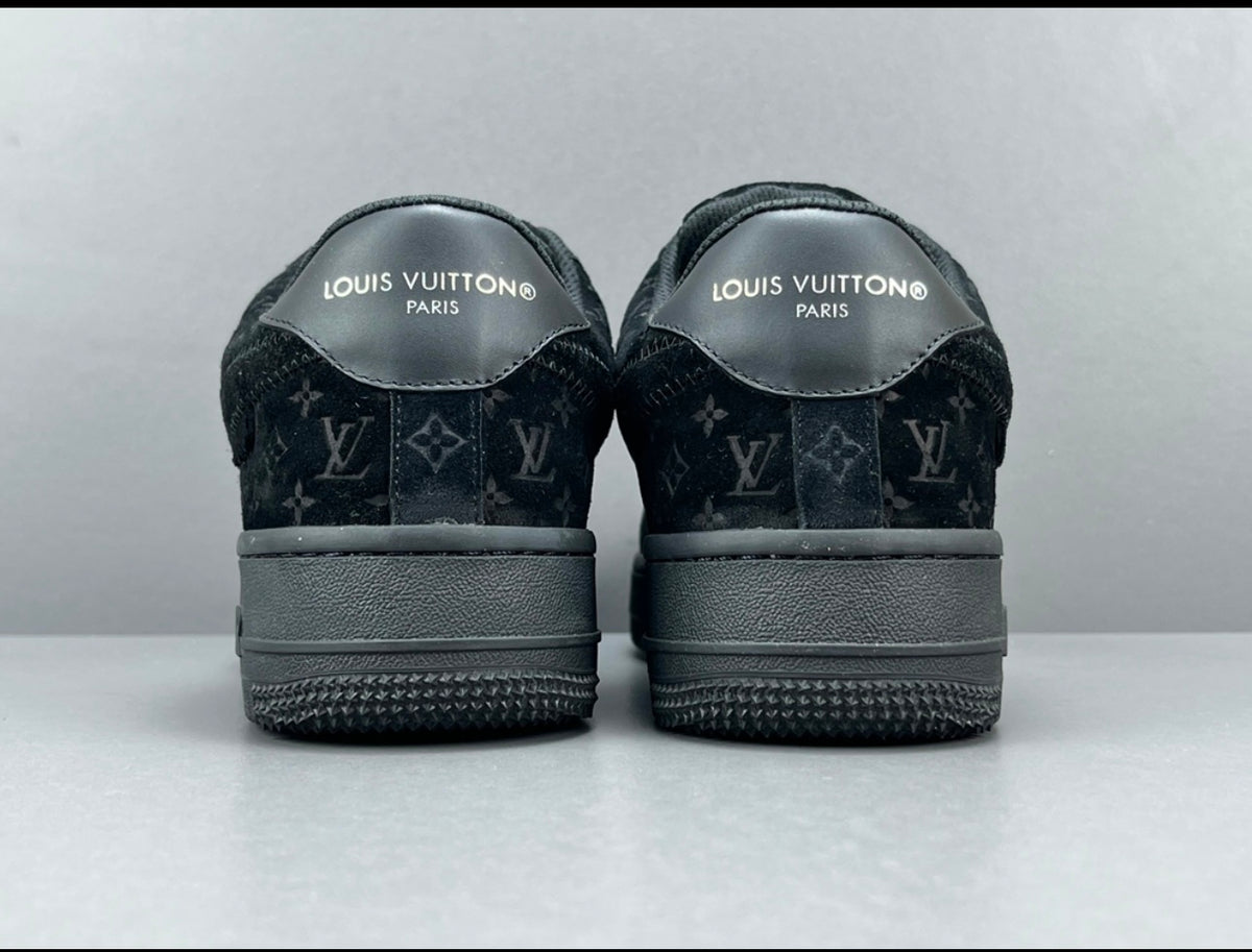 Louis Vuitton x Air Force 1 Low 'Triple Black' 2022