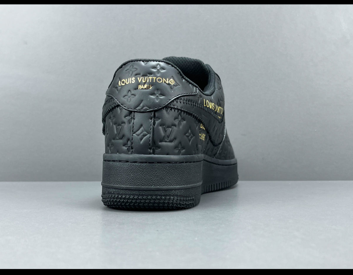 Louis Vuitton x Air Force 1 Low 'Triple Black'